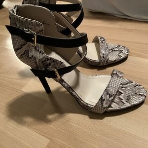 Snakeskin heels